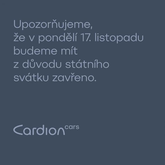 V pondělí 17. 11. budeme mít ZAVŘENO